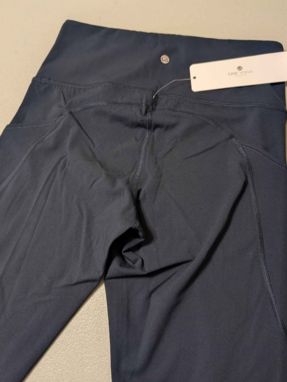 NWT CRZ YOGA small blue leggings - Picture 3 of 7
